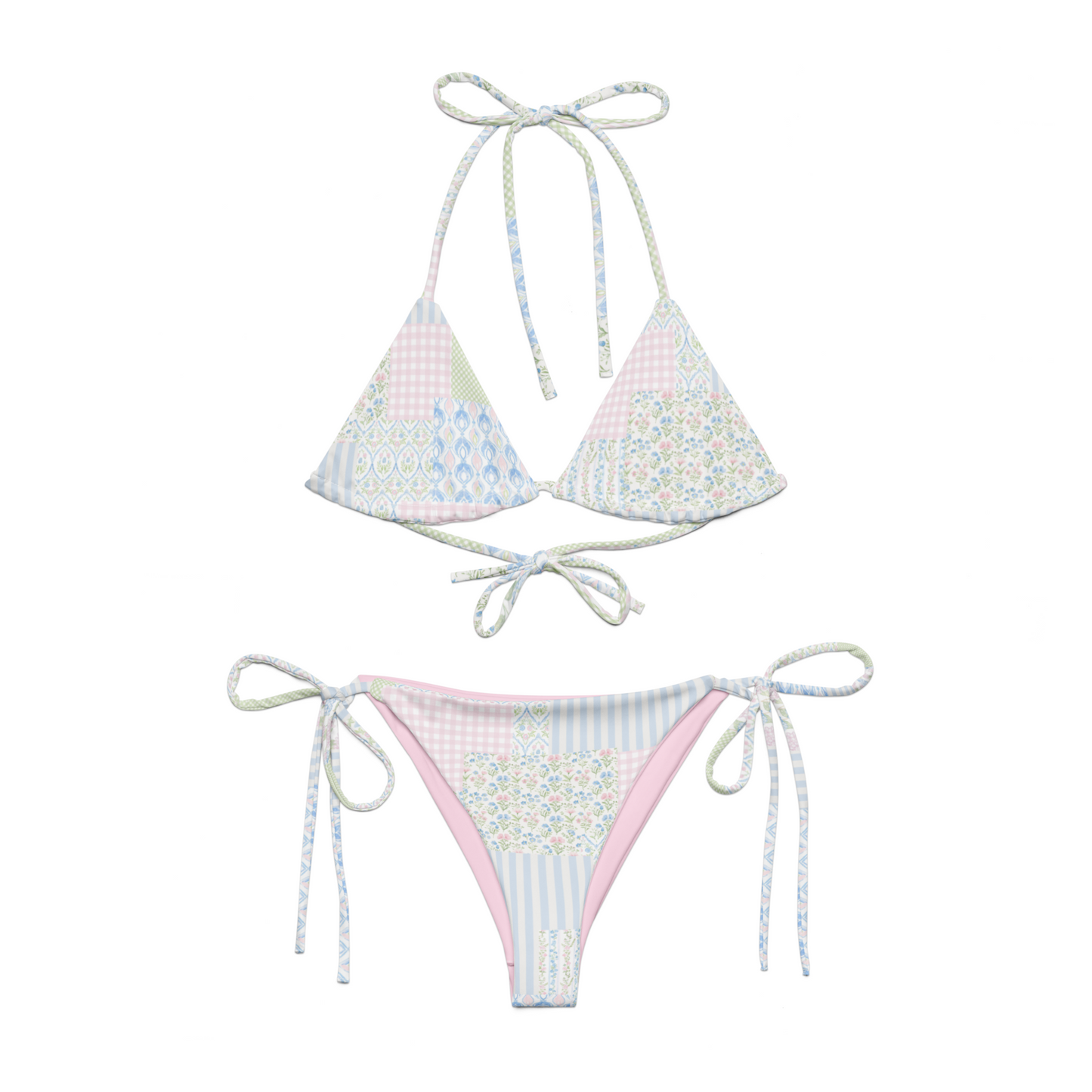 PATCHWORK BIKINI (SEE SIZING)
