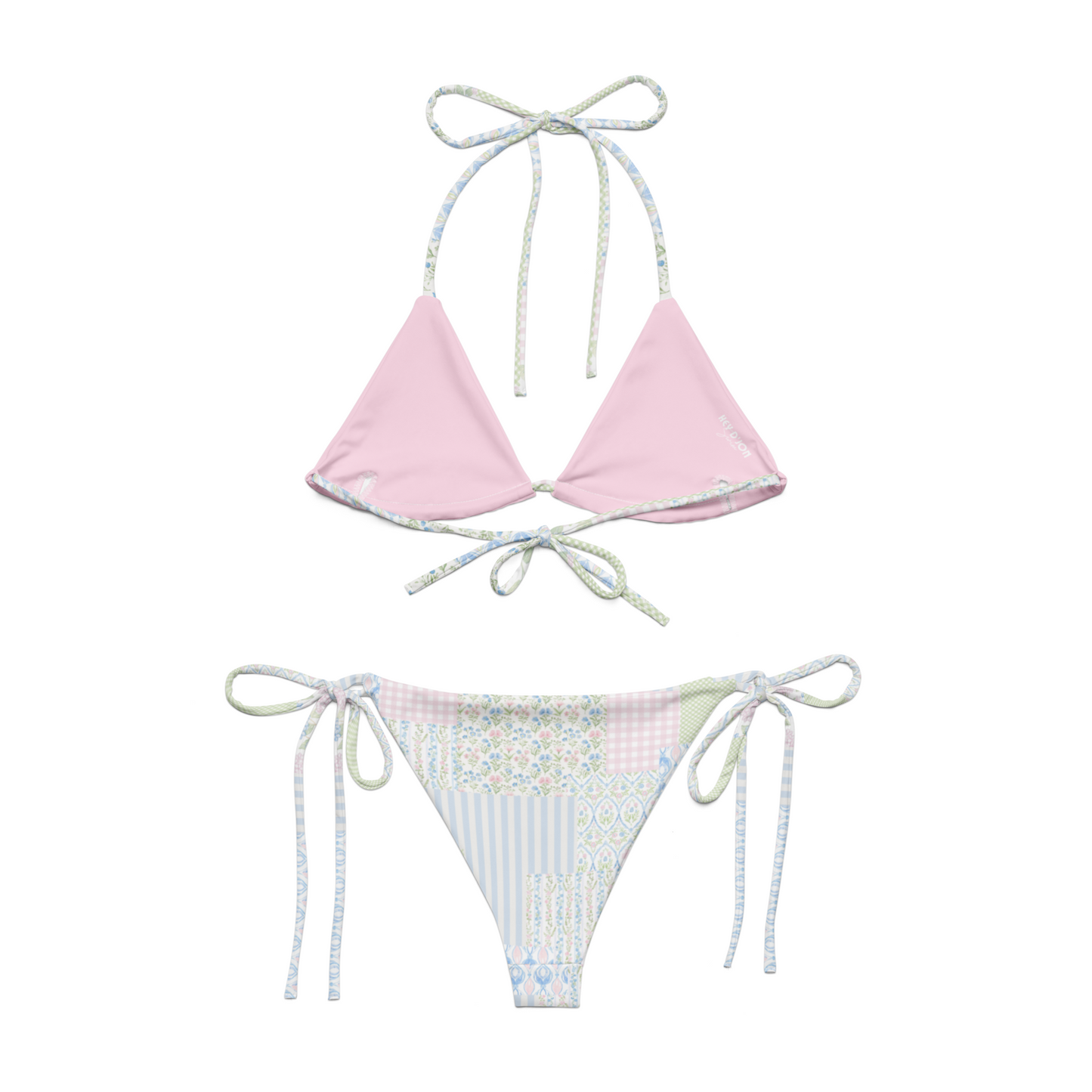 PATCHWORK BIKINI (SEE SIZING)
