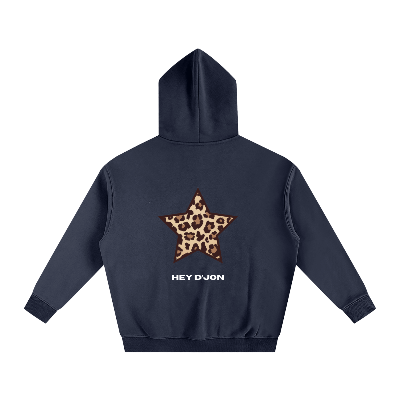 Cheetah Star Girl Oversize Hoodie