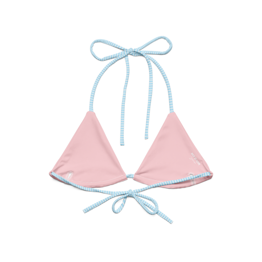 DAINTY FLORAL BIKINI TOP (SEE SIZING)