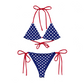 PATRIOTIC POLKA DOT BIKINI (SEE SIZING)
