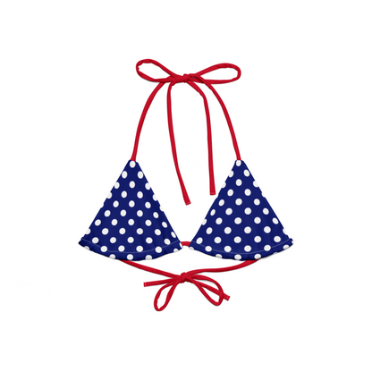 PATRIOTIC POLKA DOT BIKINI (SEE SIZING)