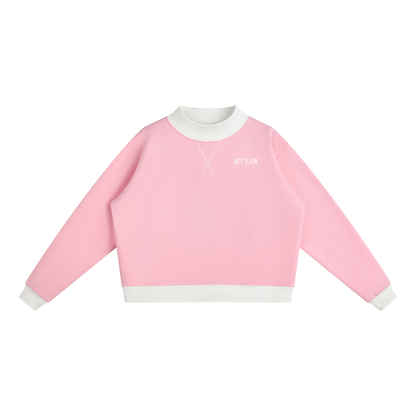 BLUSHING MOCKNECK