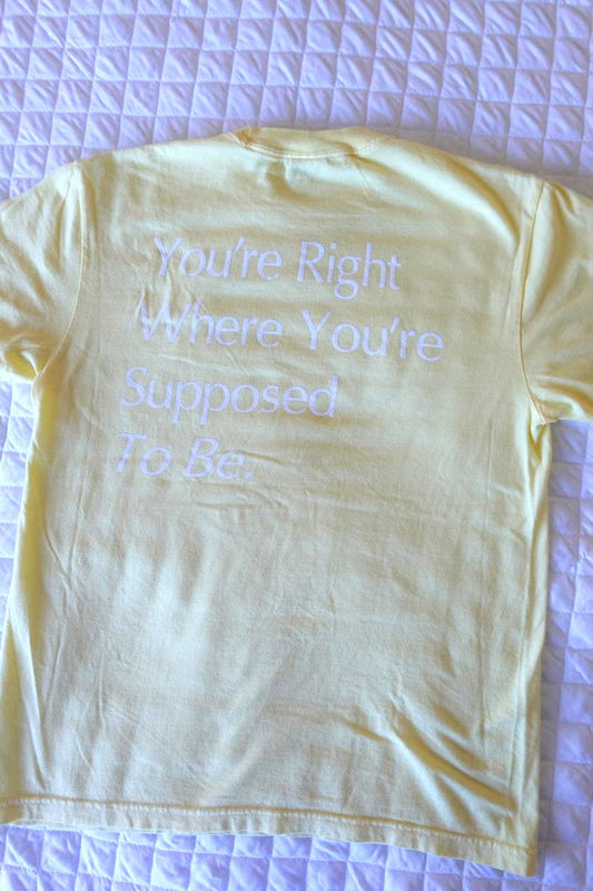 T-Shirt - Butter (Yellow)