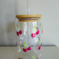 CHERRIES & FLOWERS TUMBLER